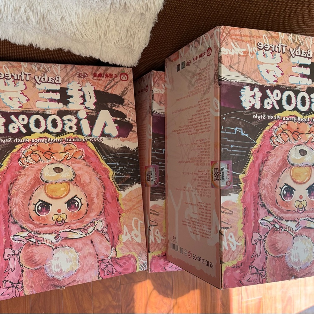 Cute Pink Baby Doll Box